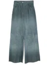 Arma Leather Catania Pants In Blue