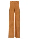Arma Straight-leg Cropped Leather Trousers