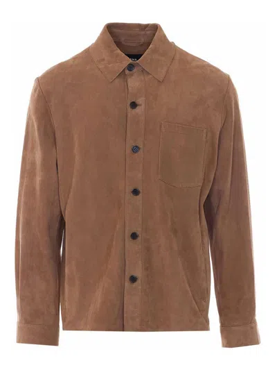 Arma Mocha Dino Jacket In Brown