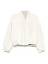 Arma Nova Reversible Bomber Jacket In Beis Claro
