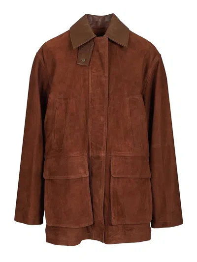 Arma Suede Jacket Elsa In Brown