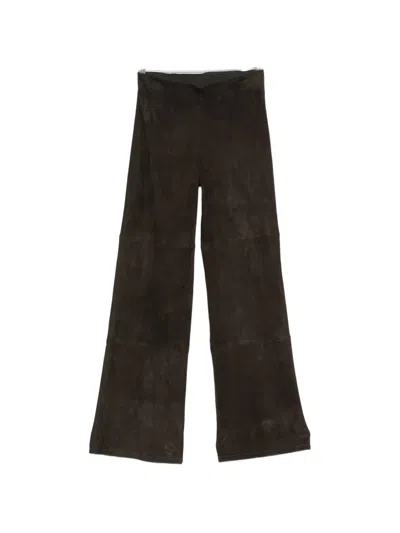 Arma Concealed-fastening Trousers In Brown