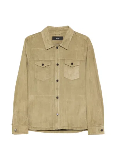 Arma Dex Hemd Mit Geknöpfter Tasche In Brown