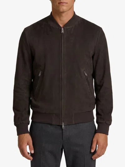 ARMA ARMA DIDIER SUEDE BOMBER JACKET