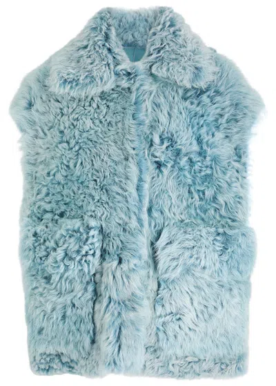 Arma Edha Reversible Wool Gilet In Blue