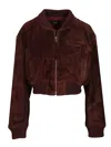 Arma Elettra Gritty Suede Jackets Brown In Brown