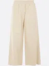 Arma Elizabeth Wide-leg Leather Trousers In Neutrals