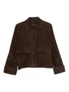 Arma Ella Jacke Aus Wildleder In Brown