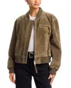 Arma Elysia Gritty Suede Jacket In Brown