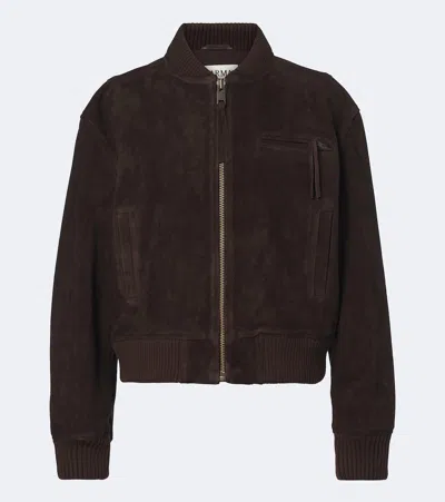 Arma Bomberjacke Elysia Aus Veloursleder In Brown