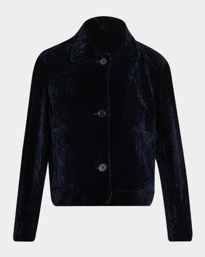 Arma Emy Button-down Shearling Jacket In Multi