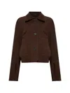 Arma Emy Button-up Jacket In Brown
