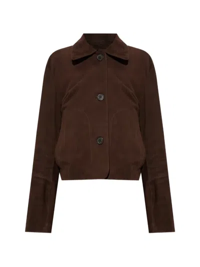 Arma Emy Button-up Jacket In Brown