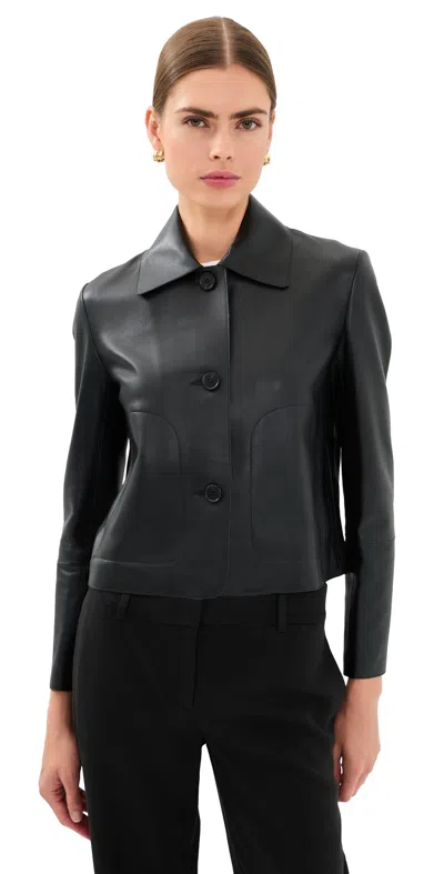 Arma Emy Lamb Butter Jacket Black