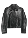 Arma Emy Leather Jacket In Black