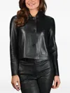 Arma Emy Leather Jacket In Black