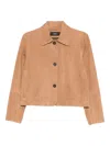 Arma Emy Suede Jacket In Neutral