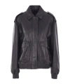 Arma Flap-pocket Leather Jacket In Black
