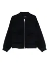 Arma Garni Zip-front Patch-pocket Jacket In Black