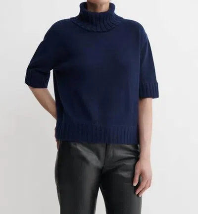 Arma Giorgia Short Sleeve Top In Night In Blue