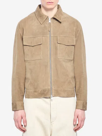 Arma Kale Jacket In Suede In Brown