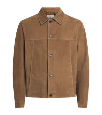 Arma Goat Suede Jaden Jacket In Multi