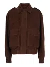 Arma Halti Pocketed Jacket In Brown