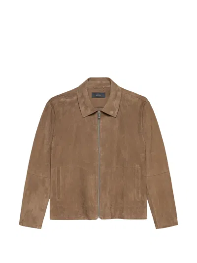 Arma Hardin Zip-up Jacket In Brown