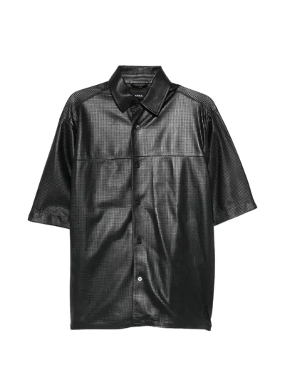 Arma Hemd Aus Leder In Black