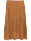 Arma Indrina Midi Skirt In Brown