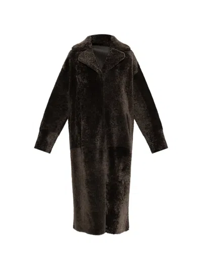 ARMA INES REVERSIBLE SHEARLING COAT