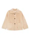 Arma Isabella Reversible Shearling Coat In Neutral