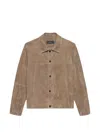 Arma Jaden Button Jacket In Brown