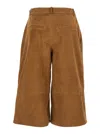 Arma 'jina' Beige Pants With Belt Loops And Wide Leg In Brown
