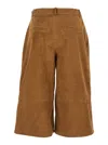 Arma 'jina' Beige Pants With Belt Loops And Wide Leg In Brown