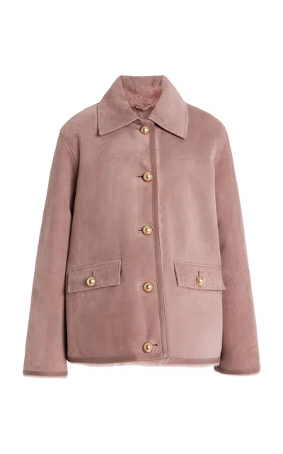 Arma Julietta Merinillo Lacon Suede In Pink