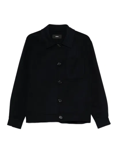 Arma Jur Button-fastening Jacket In Blue