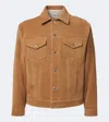 Arma Karis Suede Jacket In Ocre