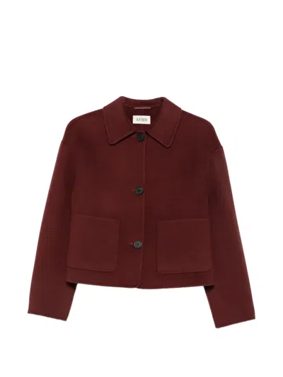 Arma Kerry Wool Jacket In Brown