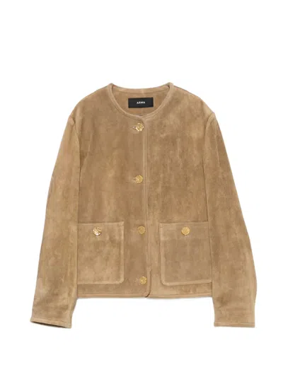 Arma Klassische Lederjacke In Brown