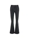 Arma Sleek Black High-waist Trousers In Multi