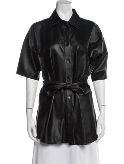 Pre-owned Arma Leather Jacket In Black