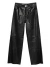 Arma Leather Trousers In Black