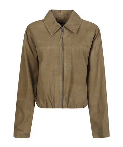 Arma Long Sleeve Jacket In Brown