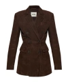 Arma Safia Double-breasted Jacket In Brown