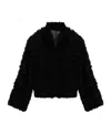 Arma Mooney Shearling Jacket In Black