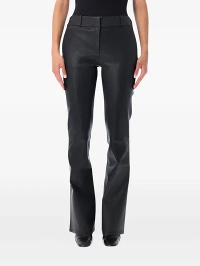 Arma Lucia Leather Trousers In Black