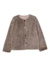 Arma Lucine Button-fastening Jacket In Green