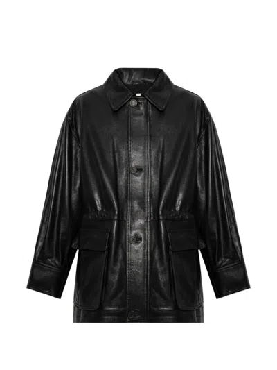 ARMA MAEVE BUTTON-UP OVERSIZED JACKET