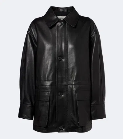 Arma Maeve Leather Jacket In Black